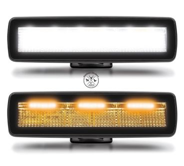 LED Rückfahrscheinwerfer ECE R23 + Warnleuchte ECE R65